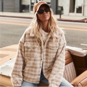 12th Tribe x Salty Blonde Upstate Teddy jacket